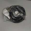 50 ft 16/3 awg 3 Outlet Extension Cord Splitter with Indicator, Waterproof Outdoor Extension Cord with Multiple Outlets, 13A 1625W for Home & Workshop, ETL Listed, Black SJTW