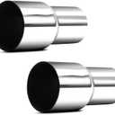 Universal 2.5" ID to 3" ID Exhaust Pipe Adapter Connector Reducer 304 Stainless Steel 2.5 Inch to 3.0 Inch 2 1/2 ID to 3.0 ID kit, 2 PCS