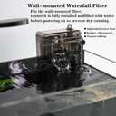 2.8 Gallon Aquarium Starter Kits, Desktop Fish Tank with Nano Clip-on LED and Waterfall Filter Pump, Perfect for Small Fish, Shrimp, or Betta