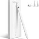 Stylus Pen for iPad 2025-2018 with 13mins Fast Charge,Tilt Sensitive Palm Rejection Pencil for 11th A16,10th/9th/8th/7th/6th, Air 11/13 M2/M3,Pro 11/13 M4/M5,Pro 12.9,Air 5/4/3,Mini 7/6/5 (white)