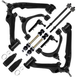 SCITOO 12pcs Suspension Kit For 2014-2018 For Chevy Silverado 1500 2015-2020 Tahoe Suburban 2019 Silverado 1500 LD w/Suspension Parts Upper Lower Control Arm Sway Bar Tie Rod End w/Boots