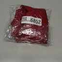 Booque Valley Rectangular Throw Pillow Covers, Pack of 2 Super Soft Elegant Modern Knit Lumber Red Cushion Covers, Oblong Pillowcases for Sofa Bed Car Chair, 12 x 20 inch (Red)