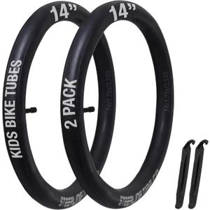 [2-Pack] Heavy Duty - 12"/14"/16"/18"/20" | Kids Bikes Inner Tubes Replacements for Kids Bikes -3.50mm Thick for RoyalBaby, JOYSTAR, Dynacraft and More!