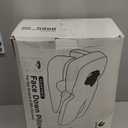 Face Down Recovery Pillow for Eye/BBL Surgery - Prone Massage Headrest with Adjustable Airflow, Plush Velvet Cover, Retinal Vitrectomy Equipment (Grey, Large, Removable Base Cover)