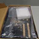 Universal Projector Ceiling Mount with Tray, Projector Mount Hidden Cable Routing, Height Adjustable up to 22.8 inches, Holds up to 11 lbs, Ideal for Home Theater and Office - Black