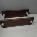 Allied Brass P-470-16-DWS-WHM Pipeline Collection 16 Inch Ironwood Double Shelf, Matte White