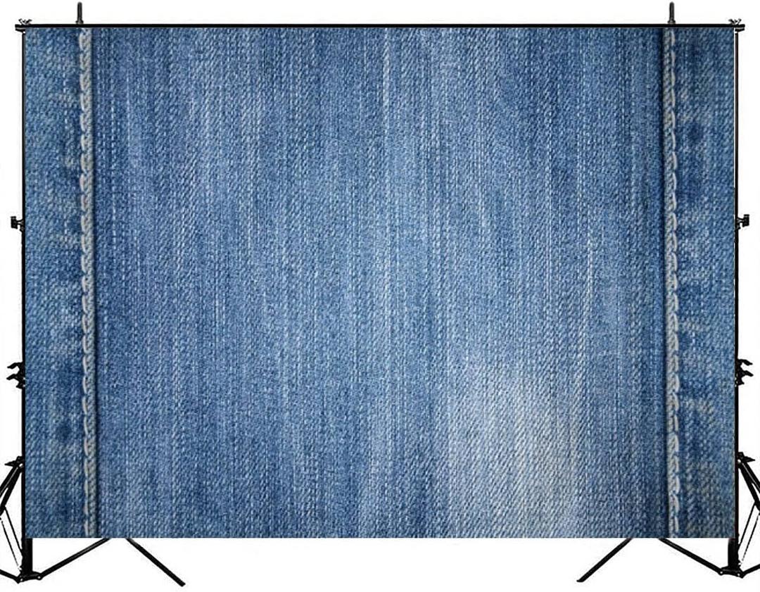 Jeans Texture Denim Pattern Photography Backdrop Photographer Portrait Banner Photo Studio Photobooth Prop Photography Background Decoration Supplies 75ft