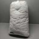 Breathable Mattress Topper, Soft Plush King Mattress Pad, Extra Thick Quilted Pillow Top with Fluffy Down Alternative Fill and 400TC Cotton Cover for Back Pain Relief and Support(White,76"x80")