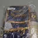 50th Birthday Decoration Men-142pcs Navy Blue and Gold Birthday Tableware Set(Serve for 20) Include Happy 50th Birthday Banner Plates Cups Napkins Tablecloth for Men 50th Birthday Party Supplies (50)