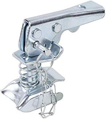 1-7/8" Trailer Coupler Repair Kit with Chain - 2000 lb Capacity, Universal Fit for 2" ，2.5“，3" Channels, Heavy-Duty Steel, Locknut & Quick-Release Design