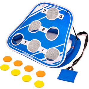 GoSports Splash Skip Floating Pool Cornhole Game Stone Skipping Swimming Pool Game for Adults & Family Water Cornhole Game for Pools & Lakes