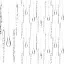 Syhood 100 Pcs Crystal Christmas Ornaments Hanging Christmas Tree Decorations Clear Acrylic Icicle with Drop Ornament for Xmas Winter New Year Party Supplies Home Decor Icicle Waterdrop