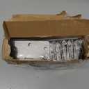 Brushed Nickel Door Hinges 3.5 Inch 1/4" Radius 30 Pack 3 1/2 Interior Door Hinge for Doors Wooden Silver Residential Standard Bedroom Indoor Inside Door Hinges Office Laundry Storage Room Hardware