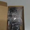 Anbte 10 PCS Solar Panels Brackets 40mm, Aluminium 6 x T-Shaped Mid Clamps + 4 x End Clamps, Solar Panel Mounting Brackets for Metal, Tin, Flat, Sheet Roofs, RV, Black