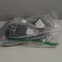 Comfify Over-the-Sink Colander with Handles  Sleek Plastic Black Kitchen Strainer for Pasta, Vegetables & Fruits  Space-Saving Design  17.1 x 10.2 x 1.75 Inches