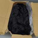 Bedsure GentleSoft Blankets Queen Size for Bed - Cozy Soft Blankets for Women, Cute Large Fleece Throws for Girls, Black, 90x90 Inches