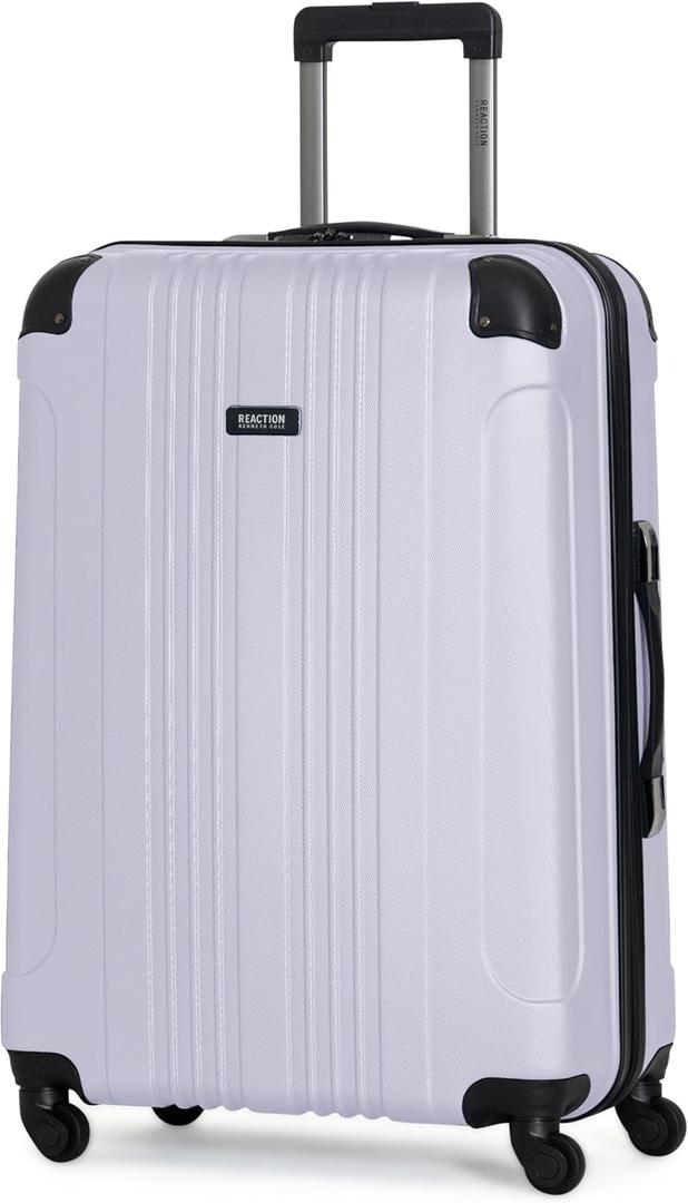 Kenneth Cole REACTION Out of Bounds Lightweight Hardshell 4-Wheel Spinner Luggage, Charcoal, 28-Inch Checked Kenneth Cole REACTION Out of Bounds Lightweight Hardshell 4-Wheel Spinner Luggage, Charcoal, 28-Inch Checked