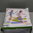 HYES Light Up Stepping Stones & Balance Beams for Kids - 13 PCS Set with Piano Music, Game Spinner & 30 Cards, Sensory Jumping Toys for Toddler, Birthday Gift for Boys Girls Ages 3-5