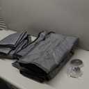 Insulated Window Coverings 40"X59" Oxford Cloth Thermal Window Cover for Winter Window Cover Winter Keeping Warm (Gray, 40*59)