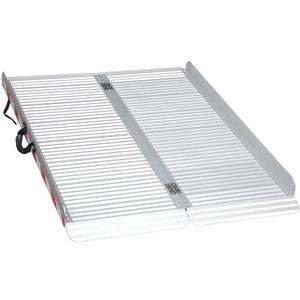 Ruedamann 4FT Wheelchair Ramp, 33" Extra Wide Aluminum Ramps for Wheelchairs for Home, 1000 LBS Capacity Portable Ramp with Handle, Non-Slip Wheelchair Ramps for Home Steps, Entry, Stairs, Doorways