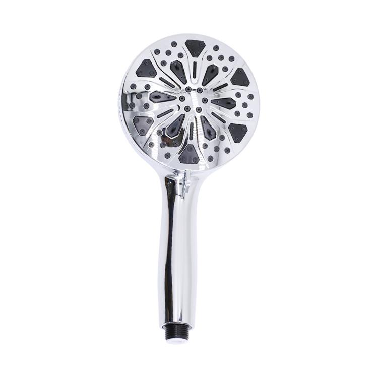 Handheld shower head2X Power Wash for Tub&Tile, Pause Mode for Water Saving, Easy Clean Nozzles, 5.5ft Hose,Bracket / Silver