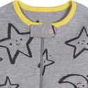 Onesies Brand Unisex Baby 4-Pack Sleep 'N Play Footies Multi Pack (Gray)