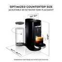 Nespresso VertuoPlus Deluxe Coffee and Espresso Machine by De'Longhi, 37 Oz, Black