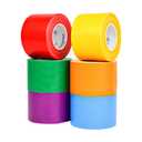 Rainbow Colored Duct Tape 6 Pack,15 Yards x 2 Inch Heavy Duty Rainbow Waterproof Colored Tape Variety Pack,Tear by Hand,Great for Packaging, Arts & Crafts and DIY
