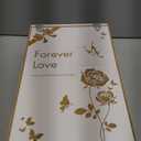 Lewondr Flower for Delivery, Preserved Flowers Bouquet, Red Roses Bouquet, Real Long-Lasting Forever Birthday Flowers Gifts for Her Wife Girlfriend Valentines Day Anniversary Mothers Day, Black-Red