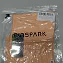 PINSPARK Workout Shorts Women Wide Leg Athletic Shorts High Waisted Yoga Shorts Tummy Control Gym Short with Pockets (Medium, Peach)