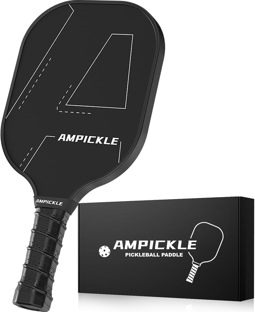 Pickleball Paddle,USAPA StandardsFiberglass Pickleball Paddles Set,Frosted Surface Pickleball Rackets,Oversized Sweet Spot Pickle Ball Paddle for Indoor Outdoor
