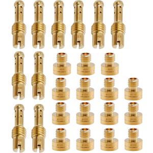 25 Pcs Carburetor Main Jet Kit Replacement for Mikuni VM22 VM24 VM26 Carburetor Used on 125cc 150cc 200cc 250cc Engine Motorcycle Dirt Pit Bike (25 PCS)