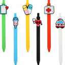 3 x Nurse Pens,Nurse Gifts,Nurses Week Gifts,Appreciation Gift for Nursing School Students,Gel Ink Pens Nurses Essentials for Work Medical Assistant Stocking Stuffers for Nursing