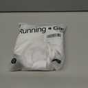 RUNNING GIRL Sports Bras for Women, Medium-High Impact Running Strappy Sports Bra with Removable Pads (White, L)