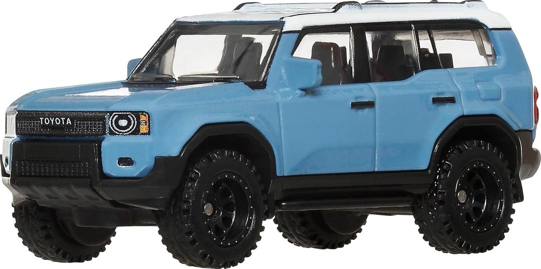 Hot Wheels Premium Car Culture Off Road 1:64 Scale Die-Cast 2024 Toyota Land Cruiser Vehicle with Real Riders Tires & Metal/Metal Body & Chassis