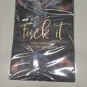 4 x Fuck It 2026 Calendar for Tired Women, Funny Swear Wall Calendars, Humor Hanging Planner Monthly for Home Office, Christmas Funny Swear Word Gag Gift (Black)