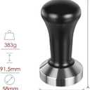 58mm Espresso Tamper, SANTOW Barista Coffee Tamper with Flat Stainless Steel Base  Professional Espresso Hand Tamper