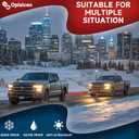 Tow Strap with Hooks 2 Inch x 20 Foot - 15,216 lbs Breaking Strength Emergency Heavy Duty Capacity Tow Rope Forged Steel Hooks for Car Truck Jeep ATV SUV, Roadside Recovery (Red, 2" x 20')