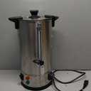 2.6 Gal Commercial Coffee Urn, 70 Cups/10L Stainless Steel Large Coffee Dispenser, 1000W Coffee Maker Urn With Double Wall, For Quick Brewing, Stays Hot for Tea & Beverage at Events & Catering