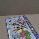 6 Pack Placemats for Kids, Non-Slip Washable, Reusable Universe, Periodic Table, US President, Human Body, Map of USA & World Educational Placemats for Home, Kindergarten, Classroom, Nursery