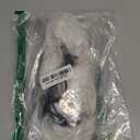 yuehong Long Wavy 21" Colorful Clip In/On Hair Extensions Piece Curly Claw Ponytail wig (White)