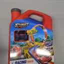 Race Track Toy Car Set with 2 Race Cars,2 in 1 Car Tracks Style with Storage Box,Changeable Tracks Toys Birthday Gifts for Kids 3 4 5 6 7 8+Year Old Boys Girls(Red)