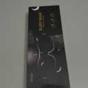 MZOO Luxury Sleep Eye Mask for Side Sleeper Men Women, Zero Eye Pressure 3D Sleeping Mask, Light Blocking Patented Design Night Blindfold, Soft Eye Shade Cover for Travel, Black