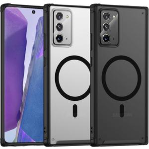 TIANNIUKE Magnetic Case for Samsung Galaxy Note 20, Translucent Matte Anti-Fingerprint,Compatible with MagSafe,Slim Fit Shockproof Protective Phone Case for Galaxy Note 20 Case (Black)