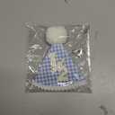 Blue White Gingham Birthday Hat