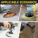 Angle Grinder Attachments Kit with 3 Extension Rods (5.5"/4"/3"), 4 Sets Flange Nut Assemblies & 2 Spanner Wrench - 5/8"-11 Thread Compatible with DeWalt Milwaukee Makita Bosch Grinder Accessories