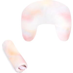 Boppy Nursing Pillow Cover - Soft, Hypoallergenic Washable Microfiber Bottle & Breastfeeding Pillow Covers (Redesigned Feeding Pillow Sold Separately) - Rainbow Sherbet