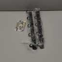 ZONGOOL 2 Pack Broom Holder Wall Mount, 4 Racks and 5 Hooks Mop Hanger Wall Mount Broom Organizer Stainless Steel Heavy Duty Garage Tool Racks for Home Kitchen Garden Laundry (Black)