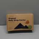 KeaBabies Baby Wrap Carrier - All in 1 Original Baby Carrier Newborn to Toddler Sling, Easy to Wear, Hands Free Bonding, Lightweight, Breathable Infant Wraps (Trendy Black)