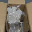 Gold Small Bedside Table Lamp for Bedroom, Brass Gold Bedroom Lamps for Nightstand, Cute Mini Table Lamps for Small Spaces with Scalloped Shade for Kitchen Counter, Bookshelf, Living Room, Kids Dorm (On/Off Switch)